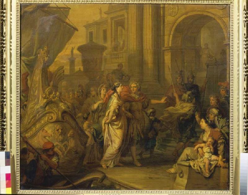 Die Landung der Cleopatra in Tarsus. van Gerard de Lairesse
