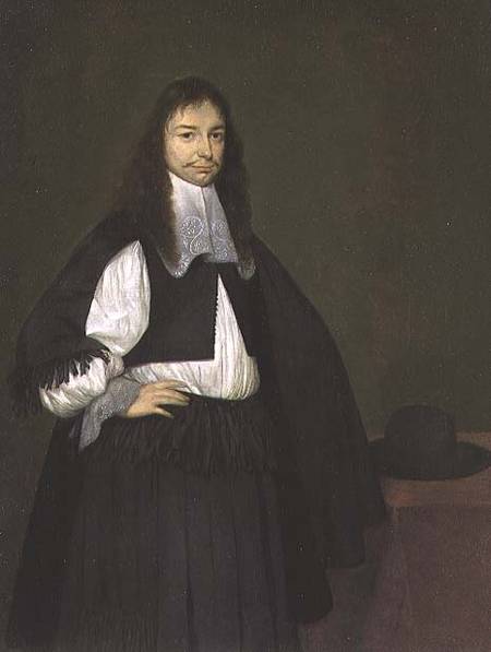 Portrait of a Gentleman van Gerard ter Borch or Terborch