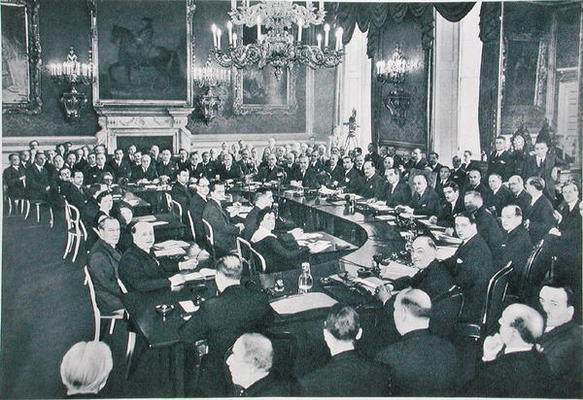 The St. James's Palace Conference, London, 19th March 1936, from 'Deutsche Gedenkhalle: Das Neue Deu van German Photographer, (20th century)