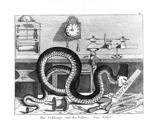 Fable of the Snake and the Files van German School