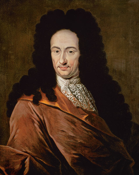 Portrait of Gottfried Wilhelm Leibniz (1646-1716) van German School