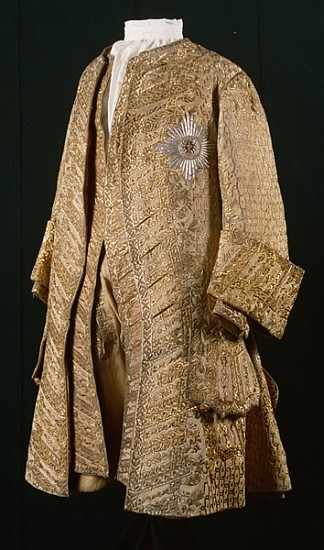 Leather Costume of August the Strong, (leather and gold embroidery) van German School