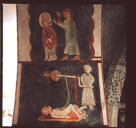 The Martyrdoms of the Bishop of Antioch and St. Erasmus in 305 AD van German School