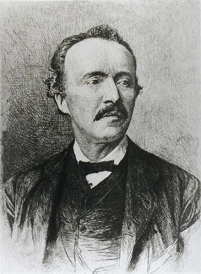 Portrait of Heinrich Schliemann (1822-90) van German School