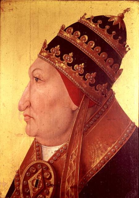 Portrait of Rodrigo Borgia (1431-1503) Pope Alexander VI van German School