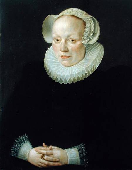 Portrait of a Woman van German School