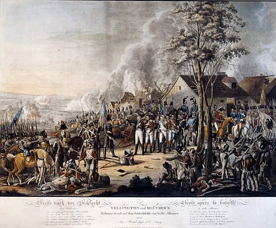 Scene after the Battle of Waterloo, 18th June 1815 van German School