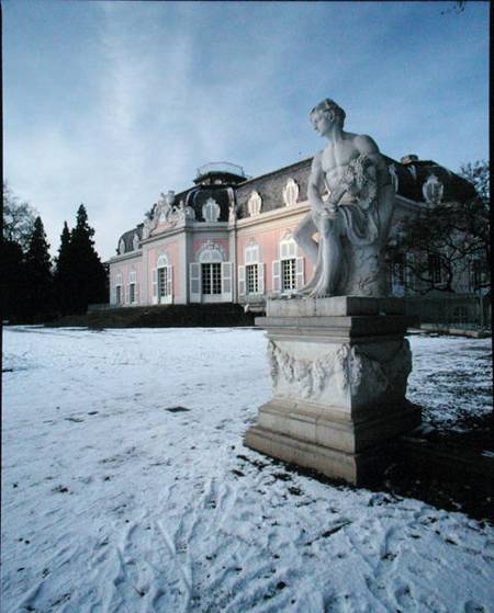 Sculpture in the park at Schloss Benrath (photo) van German School