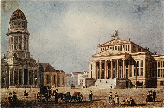 The Royal Theatre and the New Church van German School