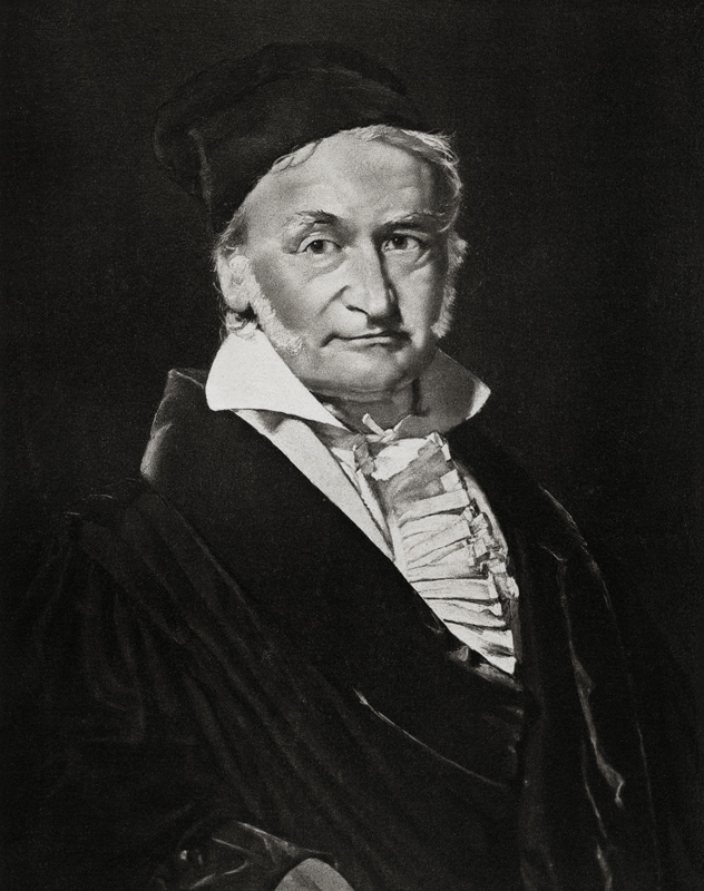 Karl Friedrich Gauss van German School, (19th century)