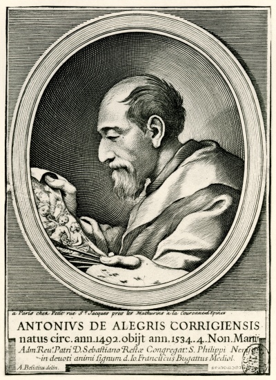 Antonio Allegri da Correggio van German School, (19th century)