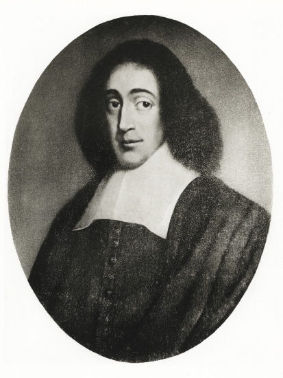 Baruch Spinoza van German School, (19th century)