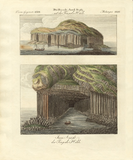 Fingal's Cave on the island of Staffa van German School, (19th century)