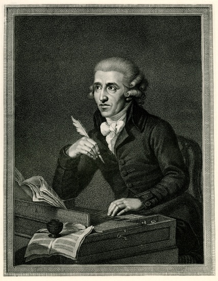Franz Joseph Haydn van German School, (19th century)