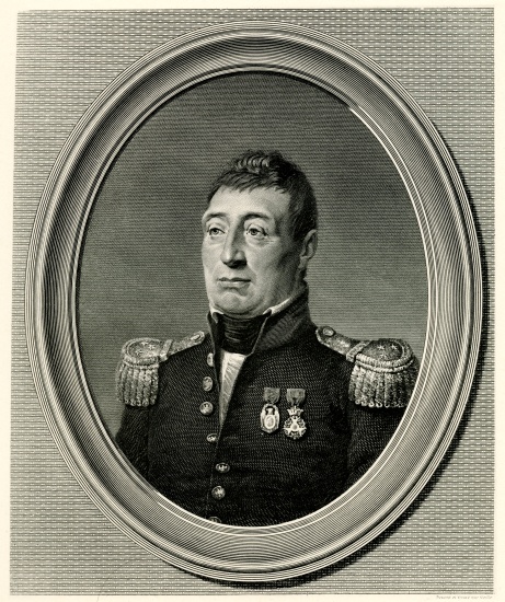 Gilbert du Motier, Marquis de Lafayette van German School, (19th century)