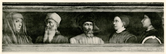 Giotto di Bondone , Paolo Uccello , Donatello , Antonio Manetti , Filippo di der Brunellesco van German School, (19th century)