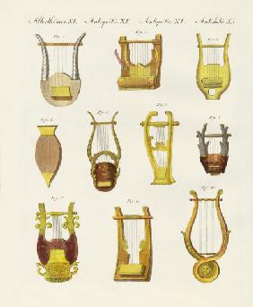 Musical instruments of the ancients -- lyres and zithers