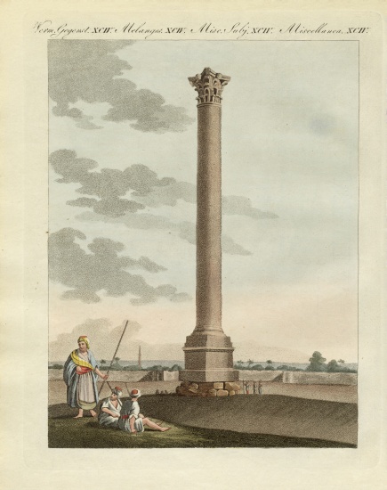 The Pompeian column van German School, (19th century)