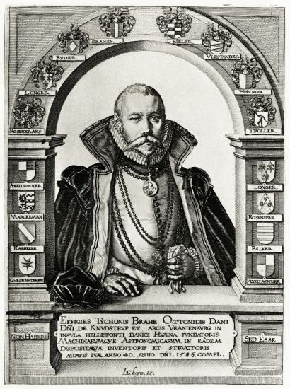Tycho Brahe van German School, (19th century)