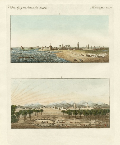 Views of Africa van German School, (19th century)
