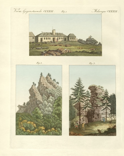 Views of Harz van German School, (19th century)