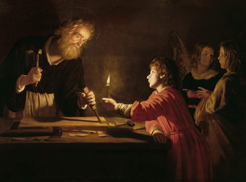 Kind jesus van Gerrit van Honthorst