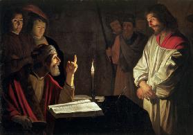 Christus voorgeleid aan de hogepriester