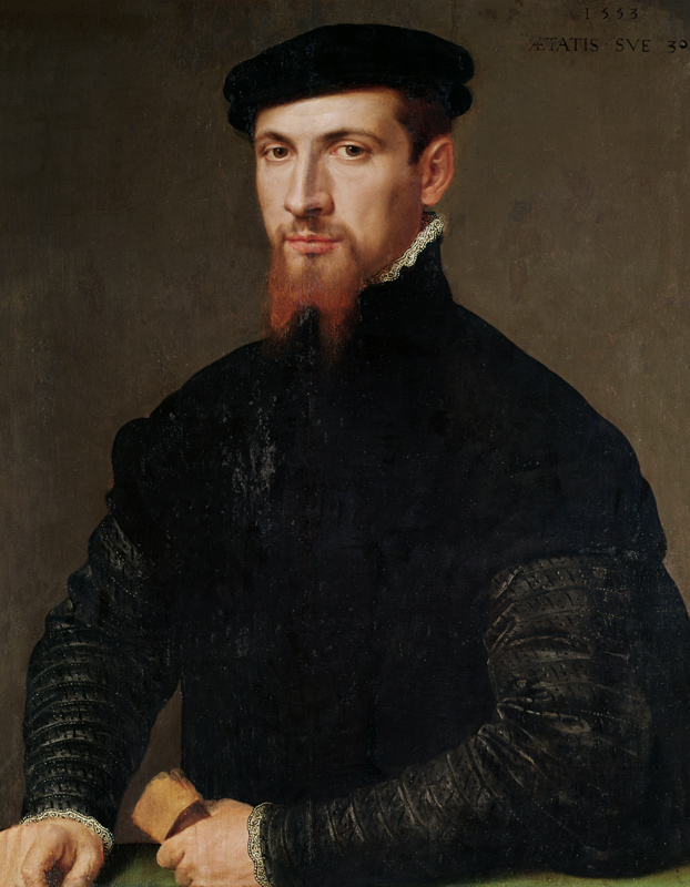 Portrait of Simon Renard (c.1513-73) 1553 van Giacomo Antonio Moro