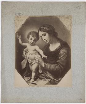 Florence: Pitti Palace: Madonna with the Fabrics of Carlo Dolci, No. 2970
