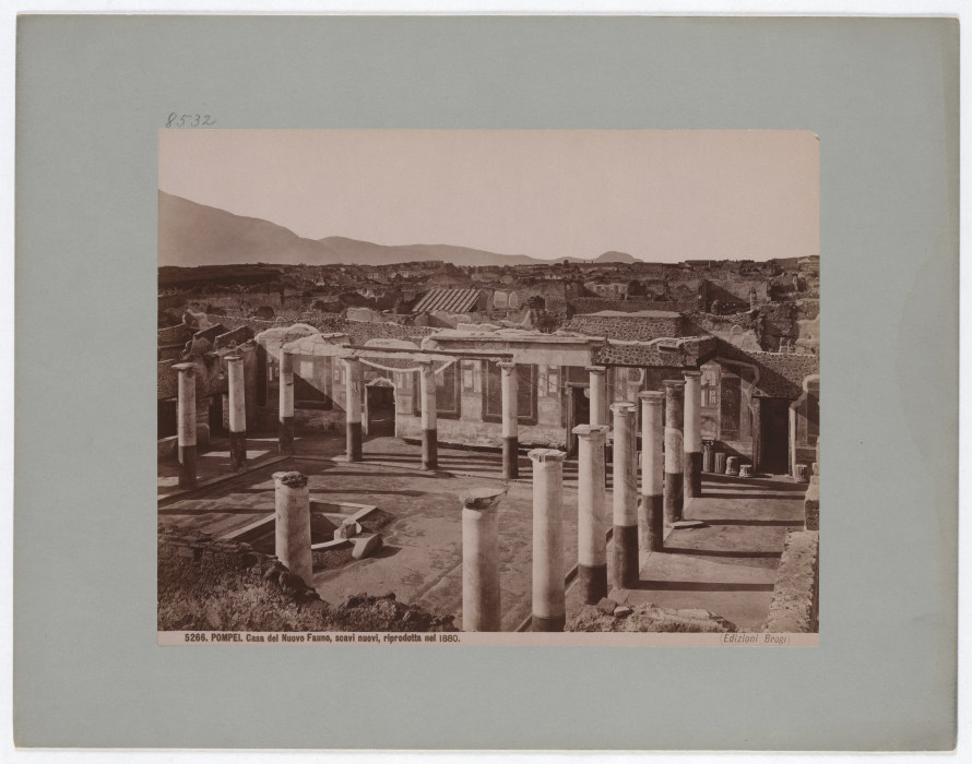 Pompeii: House of the New Faun, new excavations, reproduced in 1880, No. 5266 van Giacomo Brogi