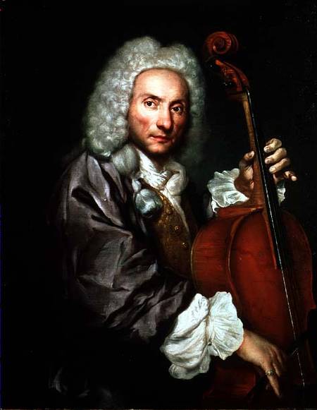 Cello player van Giacomo Ceruti