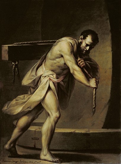 Samson in the treadmill van Giacomo Zampa