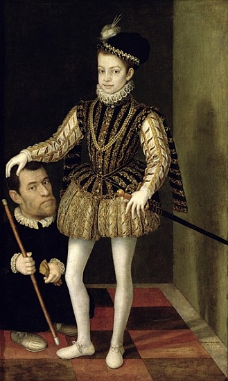 Portrait of Carlo Emanuele I (1562-1630) Duke of Savoy, c.1570 van Giacomo (L'Argenta) Vighi