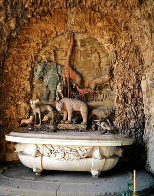Grotto of the Animals, 1565-9 (stone and bronze) van Giambologna