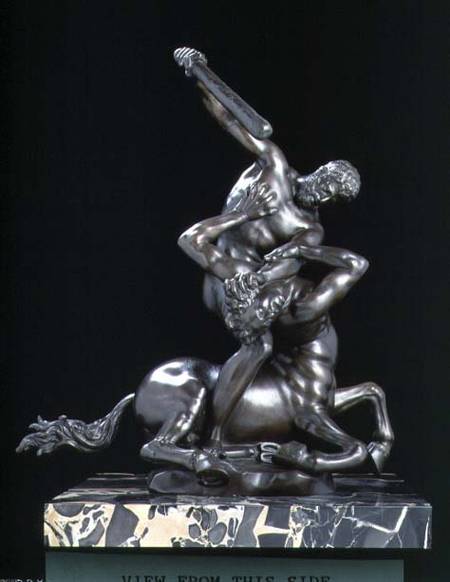 Hercules and the Centaur Eurytion van Giambologna