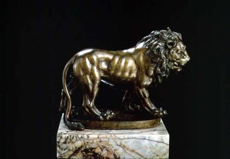 Statue of a Lion van Giambologna