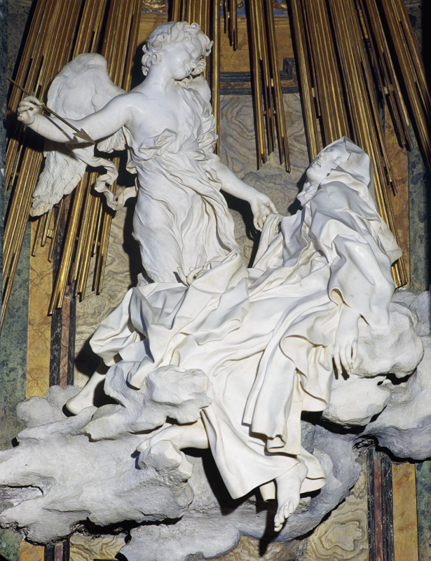Bernini / Ecstasy of St. Theresa van Gianlorenzo Bernini