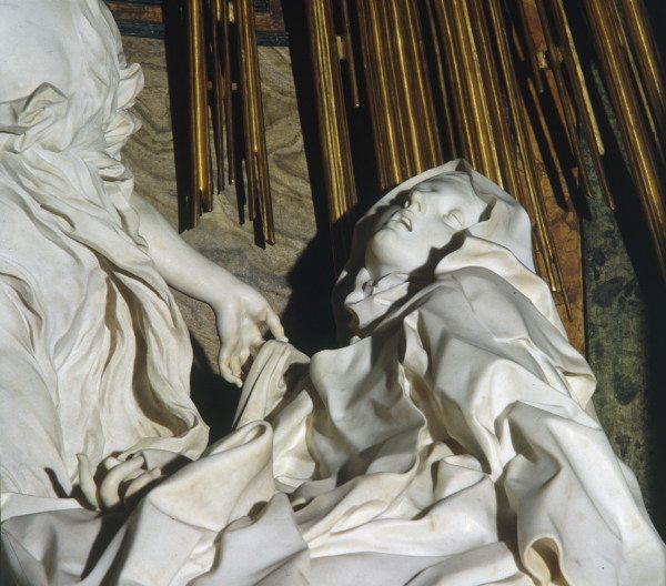 Bernini / Ecstasy of St. Therese van Gianlorenzo Bernini