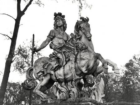 Equestrian statue of Louis XIV (1638-1715) van Gianlorenzo Bernini