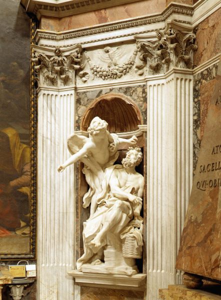 Habakkuk and the angel / Bernini / 1657 van Gianlorenzo Bernini