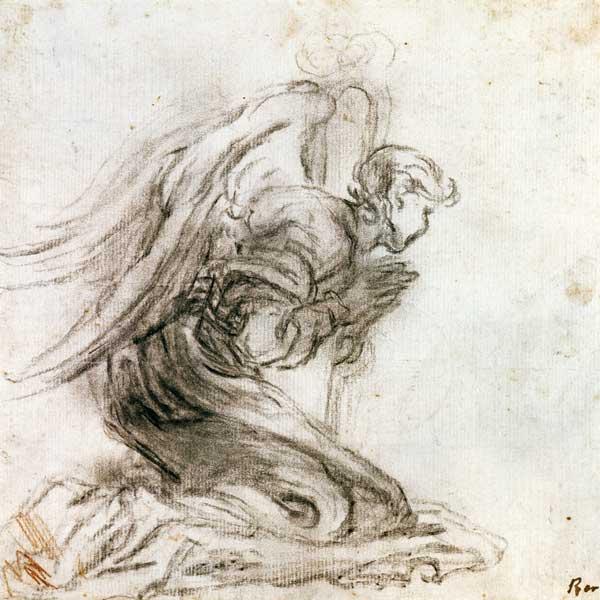 G.L.Bernini / Kneeling Angel / c.1673/74
