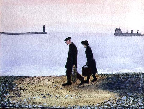 Evening Tide, Cornwall, 1982  van  Gillian  Lawson