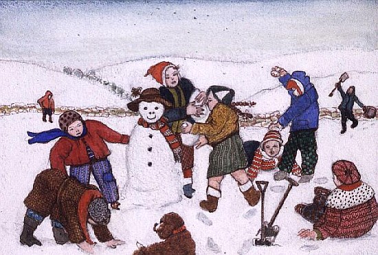 Playing in the Snow  van  Gillian  Lawson