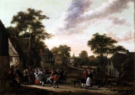 Peasants at a Dance van Gillis Rombouts