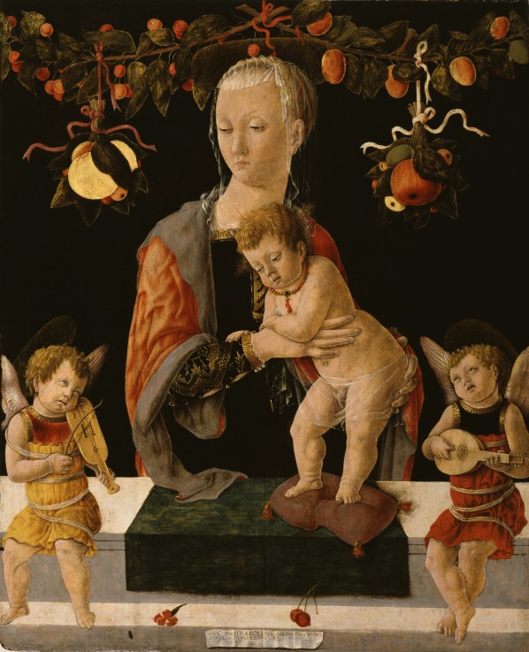 Madonna and Child with Angels van Giorgio Schiavone