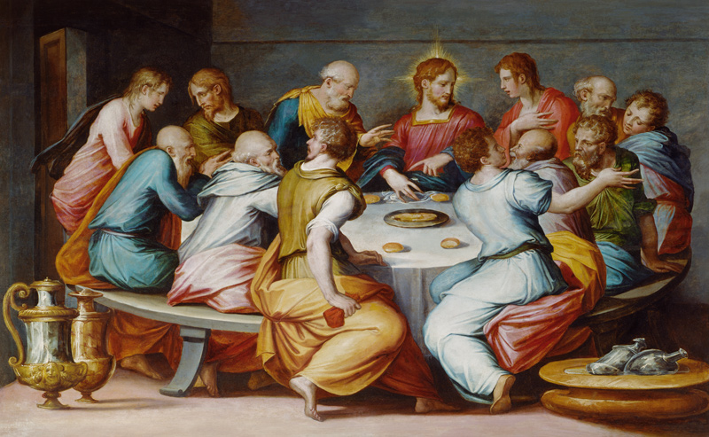 G.Vasari, Das Abendmahl van Giorgio Vasari