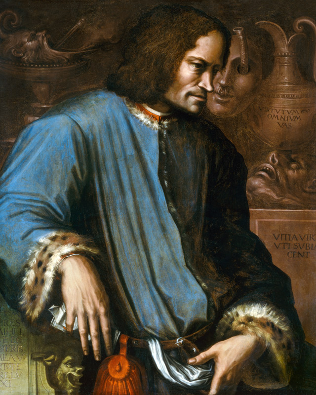 Lorenzo de Medici (1449-92) 'The Magnificent' van Giorgio Vasari