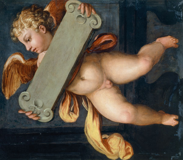 Putto mit Tafel - van Giorgio Vasari