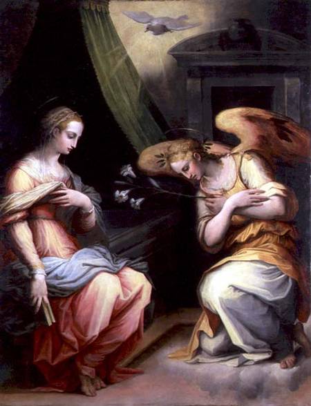 The Annunciation van Giorgio Vasari