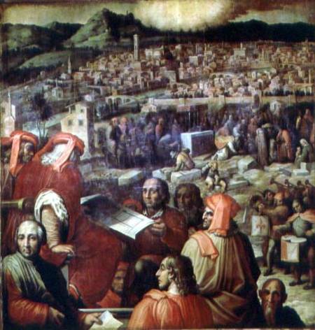 The Expansion of Florence from the ceiling of the Salone dei Cinquecento van Giorgio Vasari